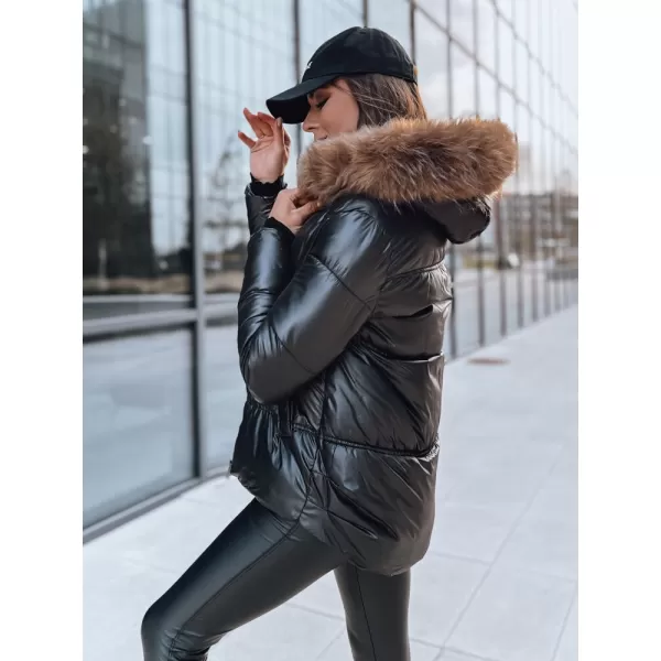  Dámska bunda dstreet iskrí Ty3953 čierna 