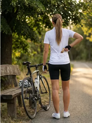 Dámsky cyklo dres ALTISPORT NoPrint NP/ALW115NJ WHITE