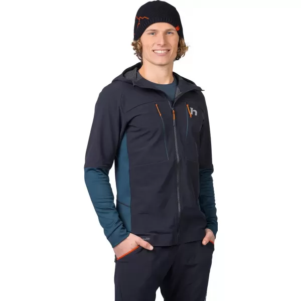  Pánska bunda HANNAH TRANE HOODY ANTHRACITE/STRATIFIED SEA 