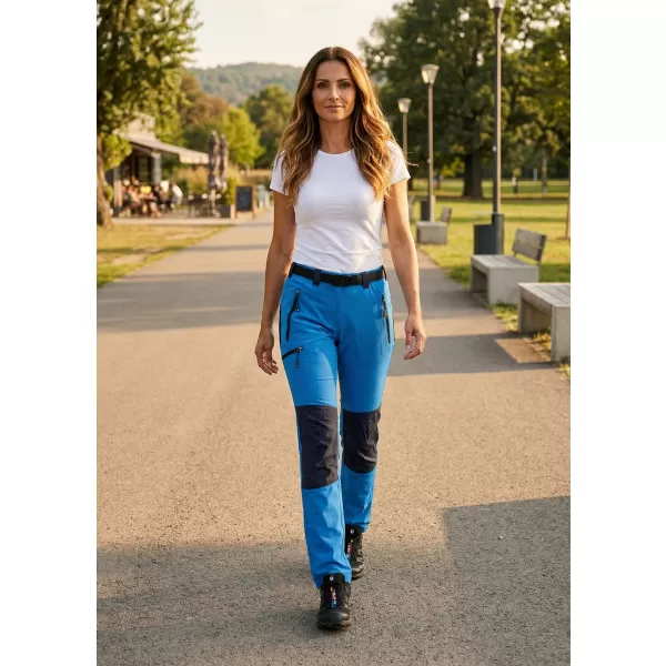  Dámske nohavice ALTISPORT NoPrint NP/ALW5021NJ BRIGHT BLUE/NAVY 