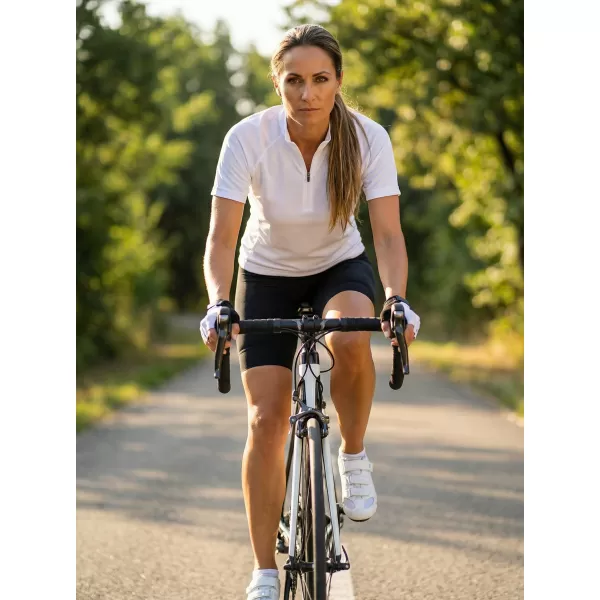  Dámsky cyklo dres ALTISPORT NoPrint NP/ALW115NJ WHITE 