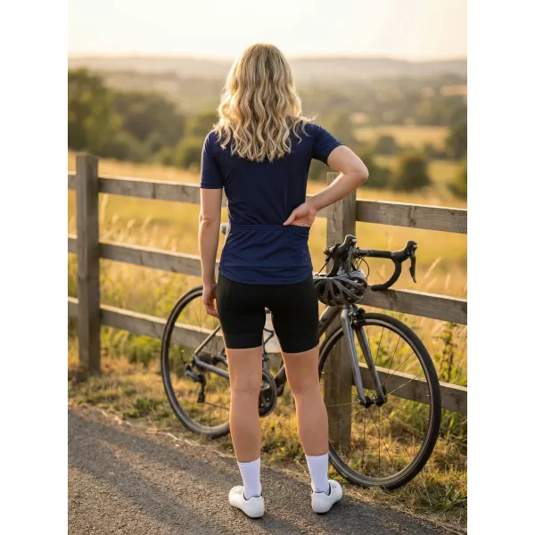  Dámsky cyklo dres ALTISPORT NoPrint NP/ALW115NJ NAVY 