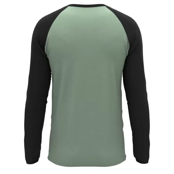  Pánske tričko s dlhým rukávom HANNAH TAREGAN L/S ANTHRACITE/LILY PAD 