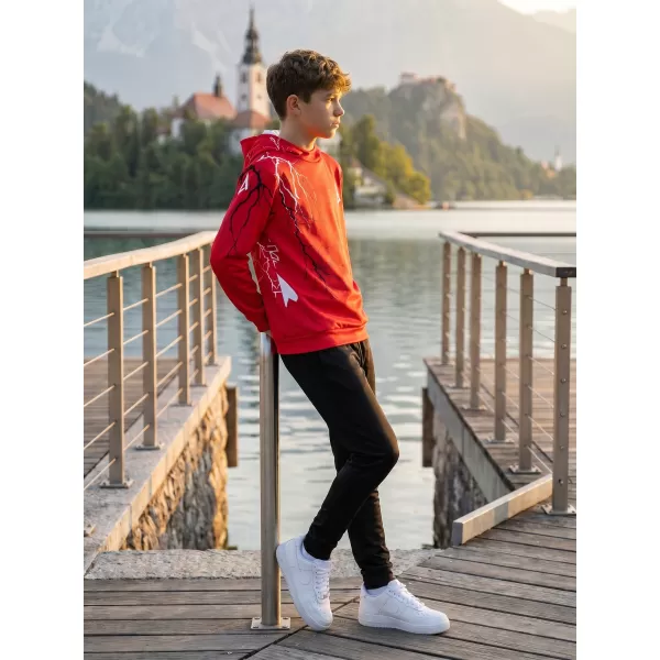  Detská funkčná mikina premium ALTISPORT VOJ/ALK004MI01 ČERVENÁ 