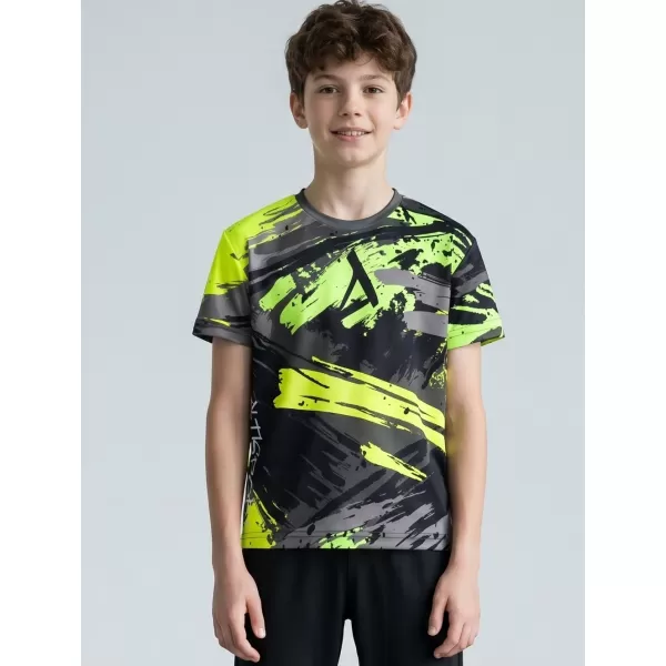  Detské funkčné tričko premium ALTISPORT VOJ/ALK014TR01 ČIERNA/ZELENÁ 
