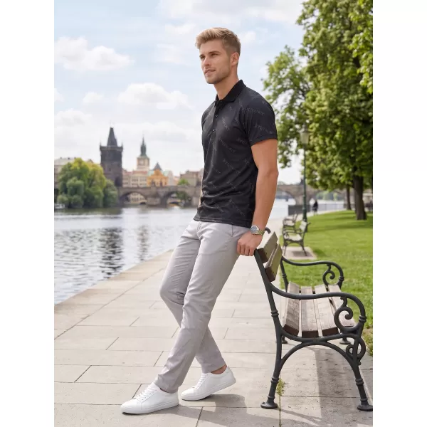  Pánske funkčné tričko s golierom premium ALTISPORT VOJ/ALM050TR05 čierna 