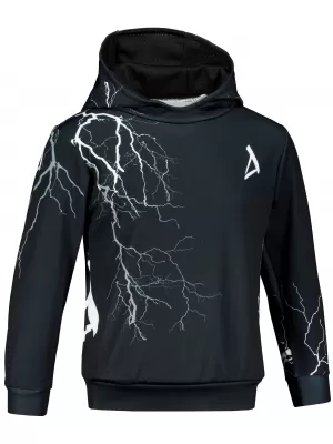 Detská funkčná mikina premium ALTISPORT VOJ/ALK004MI01 ČIERNOBIELA