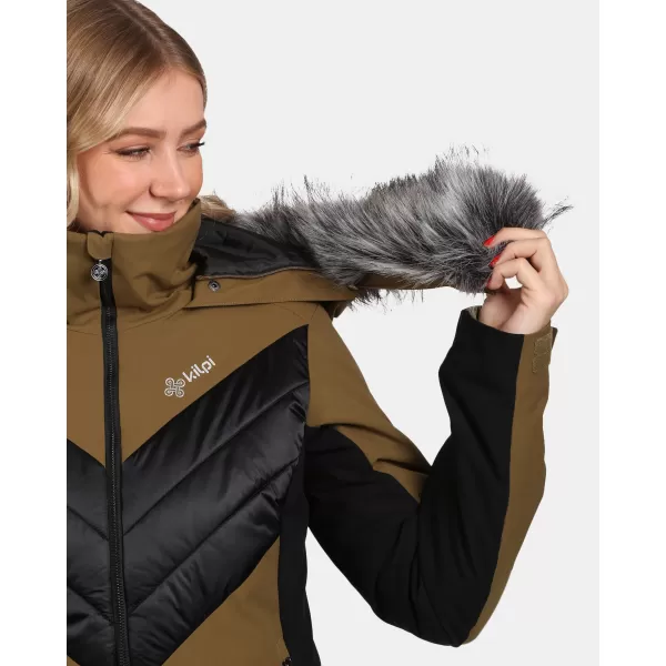  Dámska lyžiarska bunda KILPI LIN-W WL0110KI KHAKI 
