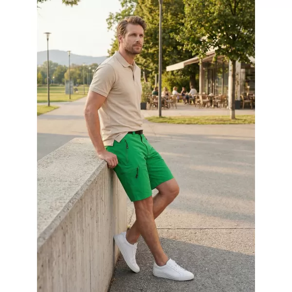  Pánske šortky ALTISPORT NoPrint NP/ALM4021NJ FERN GREEN 