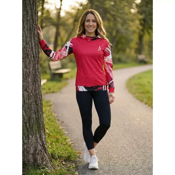  Dámska funkčná mikina premium ALTISPORT VOJ/ALW039MI01 VIVA MAGENTA 