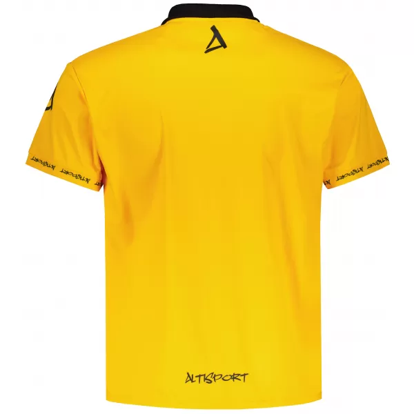  Pánske funkčné tričko s prémiovým golierom ALTISPORT VOJ/ALM000TR05 ORANŽOVÁ 