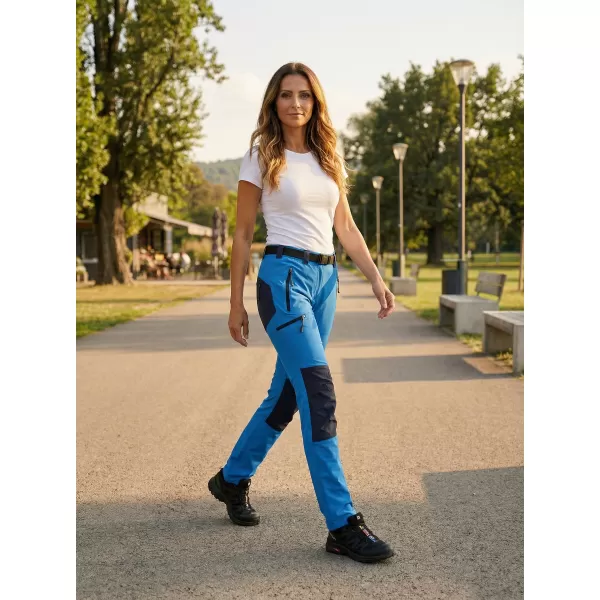  Dámske nohavice ALTISPORT NoPrint NP/ALW5021NJ BRIGHT BLUE/NAVY 