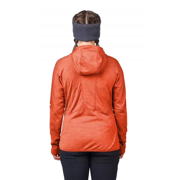  Dámska mikina HANNAH MEDA HOODY SPICY ORANGE MEL 