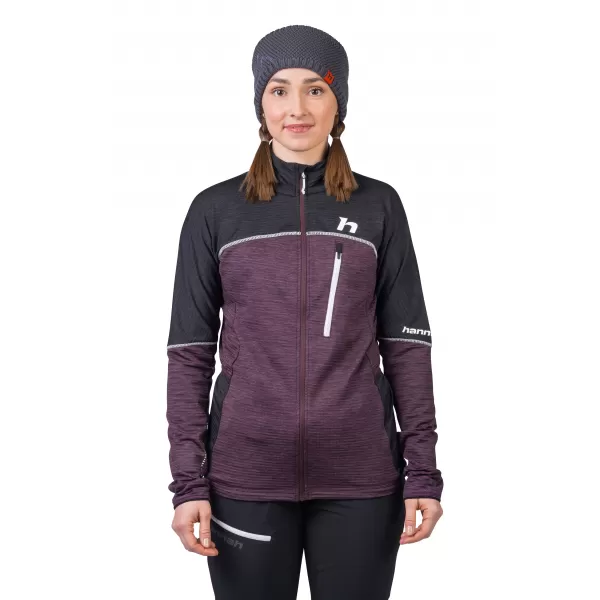  Dámska mikina HANNAH MEDA PRUNE PURPLE MEL 