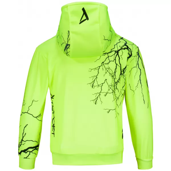  Detská funkčná mikina premium ALTISPORT VOJ/ALK004MI01 NEON YELLOW 