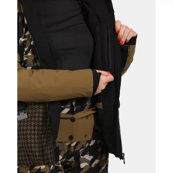  Dámska lyžiarska bunda KILPI CLAIR-W WL0107KI KAKI 