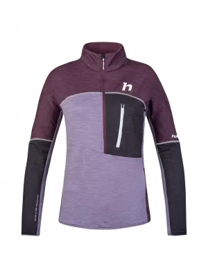 Dámska mikina HANNAH MEDA HZ PRUNE PURPLE/LAVENDER GRAY MEL