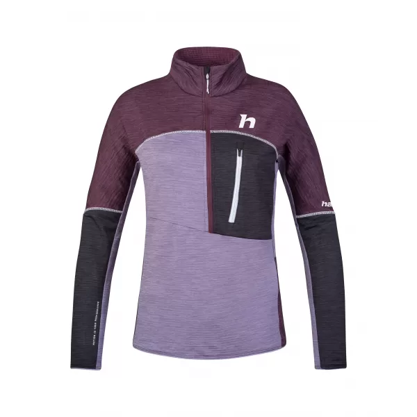  Dámska mikina HANNAH MEDA HZ PRUNE PURPLE/LAVENDER GRAY MEL 