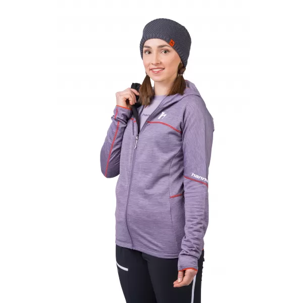  Dámska mikina HANNAH MEDA HOODY LAVENDER GRAY MEL 