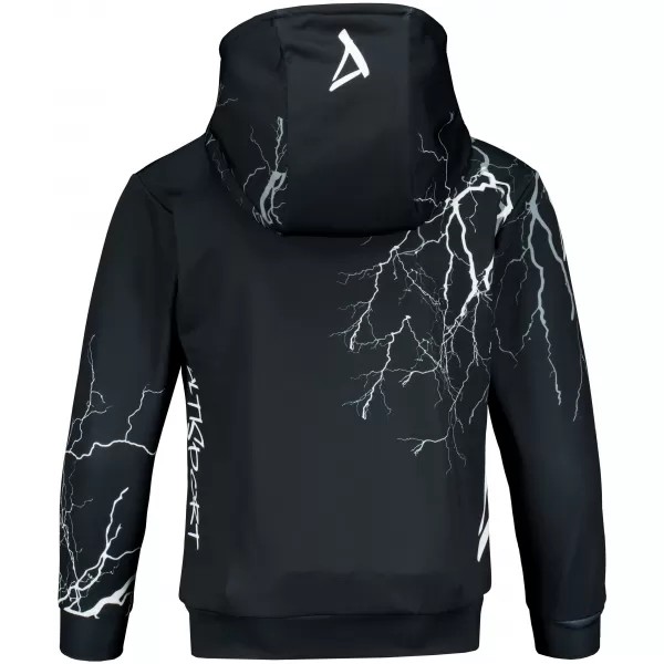  Detská funkčná mikina premium ALTISPORT VOJ/ALK004MI01 ČIERNOBIELA 