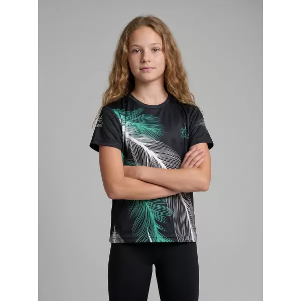  Detské prémiové funkčné tričko ALTISPORT VOJ/ALK001TR01 ČIERNA/TYRKYSOVÁ 