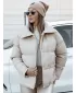 Dámska bunda DSTREET LARO ty4703 BÉŽOVÁ