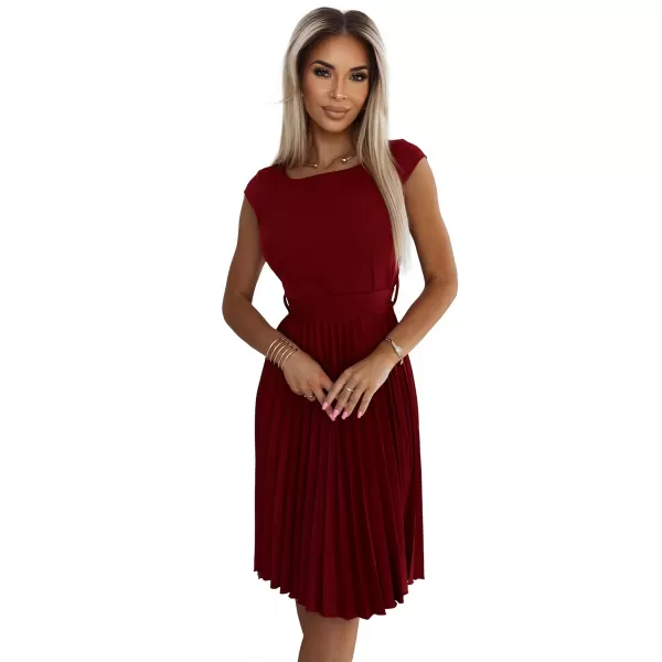  Šaty NUMOCO LILA 311-15 BORDOVÁ 
