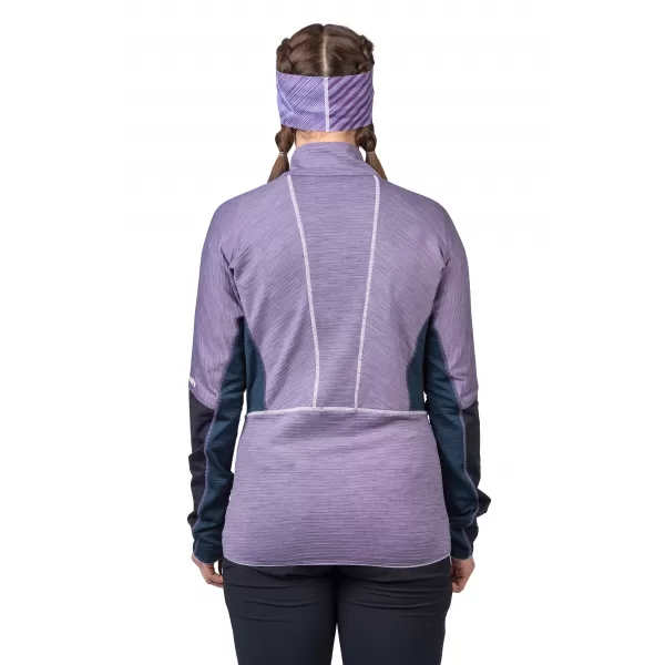  Dámska mikina HANNAH MEDA HZ LAVENDER GRAY/STRATIFIED SA ML 