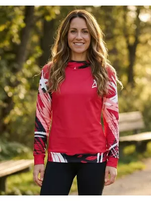 Dámska funkčná mikina premium ALTISPORT VOJ/ALW039MI01 VIVA MAGENTA