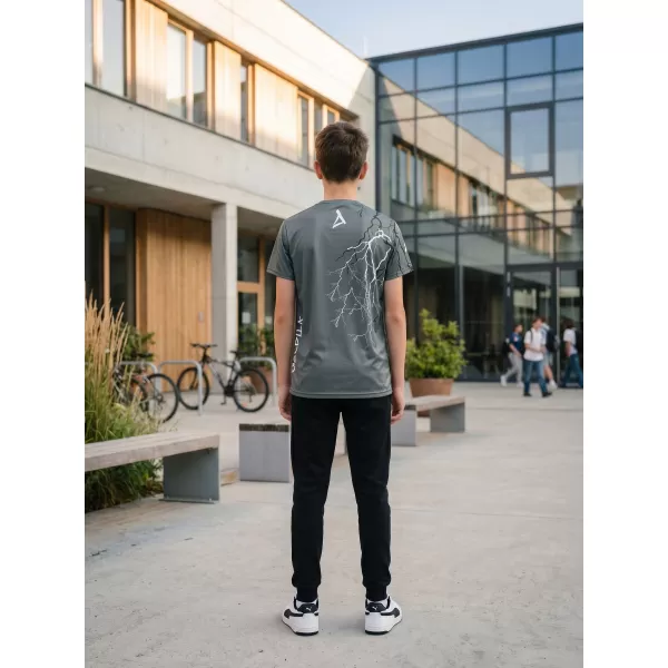  Detské funkčné tričko premium ALTISPORT VOJ/ALK004TR01 GRAFITOVÁ 