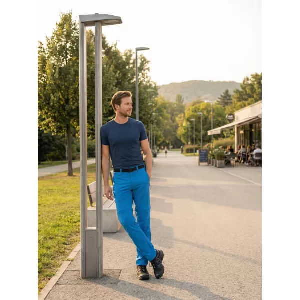  Pánske nohavice/kraťasy ALTISPORT NoPrint NP/ALM2021NJ BRIGHT BLUE 