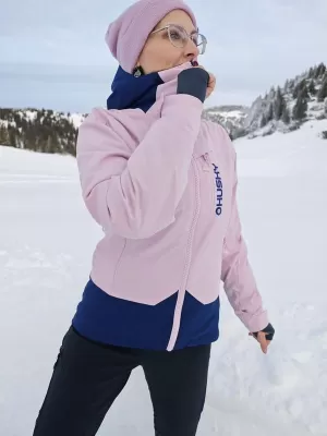 Dámska lyžiarska bunda HUSKY gambi l Pink/modrá