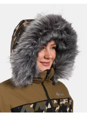 Dámska lyžiarska bunda KILPI CLAIR-W WL0107KI KAKI