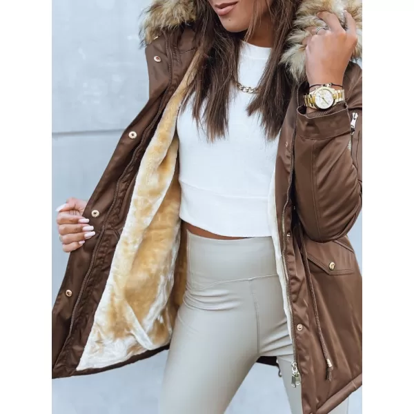  Dámska bunda DSTREET VIXEN TY3871 KARAMEL 