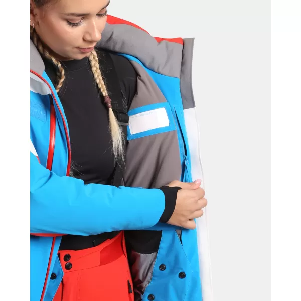  Prémiová lyžiarska bunda KILPI DEXEN-U WU0150KI ČIERNA/ČERVENÁ 