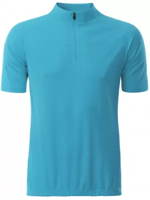 Pánsky cyklo dres ALTISPORT NoPrint NP/ALM215NJ TURQUOISE