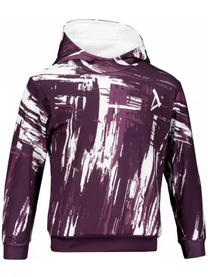 Detská prémiová funkčná mikina ALTISPORT VOJ/ALK010MI01 FIALOVÁ/BIELA