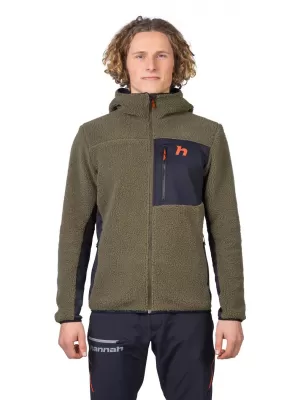 Pánska mikina HANNAH KODIAK HOODY IVY GREEN/ANTHRACITE