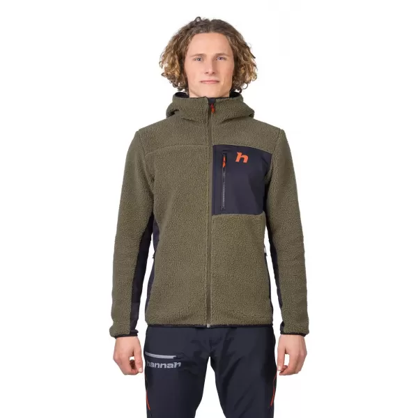  Pánska mikina HANNAH KODIAK HOODY IVY GREEN/ANTHRACITE 