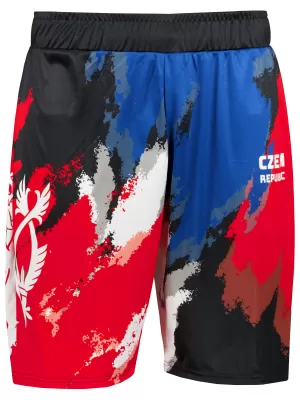 Pánske funkčné kraťasy bez vreciek premium ALTISPORT VOJ/ALM036KRA02 ŠMÚHY