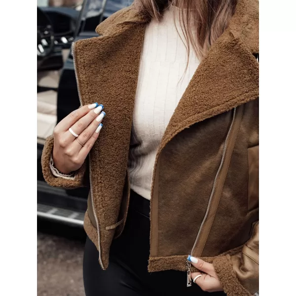  Dámska bunda DSTREET SOFTSTILL TY4747 KARAMEL 