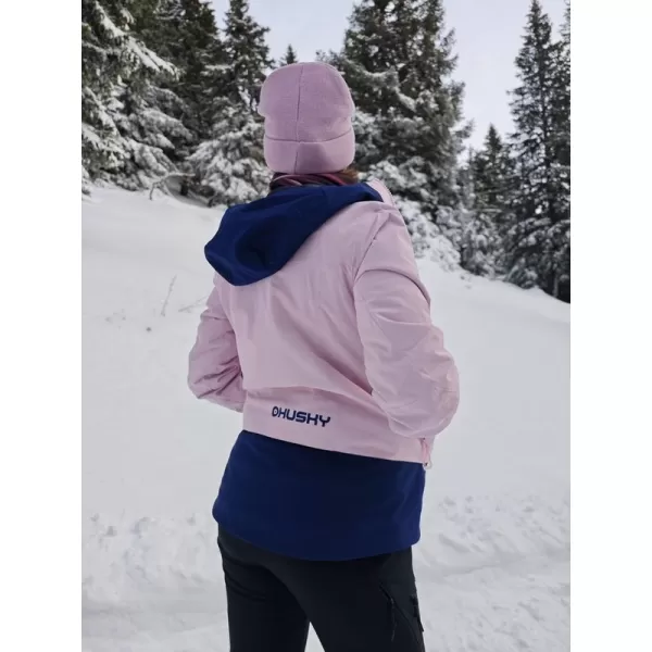 Dámska lyžiarska bunda HUSKY gambi l Pink/modrá 