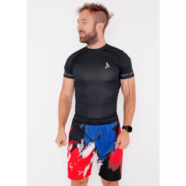  Pánske funkčné kraťasy bez vreciek premium ALTISPORT VOJ/ALM036KRA02 ŠMÚHY 
