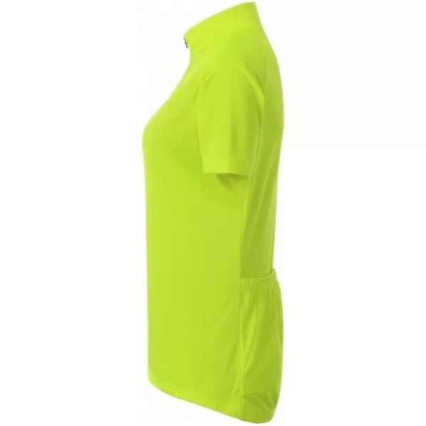  Dámsky cyklo dres ALTISPORT NoPrint NP/ALW115NJ BRIGHT YELLOW 