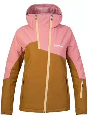 Dámska bunda HANNAH MAKY COL GOLDEN BROWN/ROSETTE