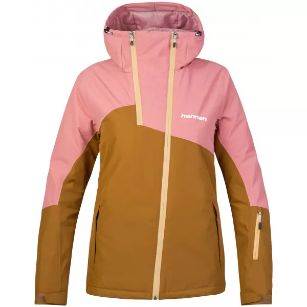  Dámska bunda HANNAH MAKY COL GOLDEN BROWN/ROSETTE 