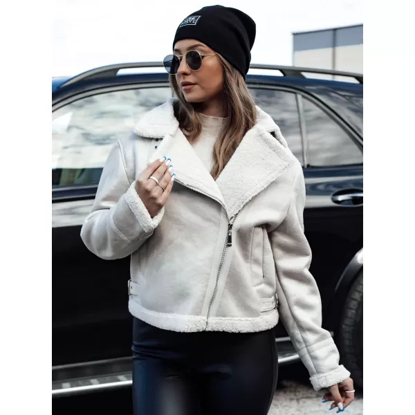  Dámska bunda DSTREET SOFTSTILL TY4748 BIELA 
