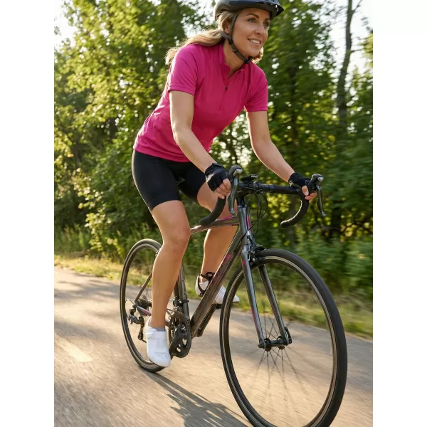  Dámsky cyklo dres ALTISPORT NoPrint NP/ALW115NJ BRIGHT PINK 