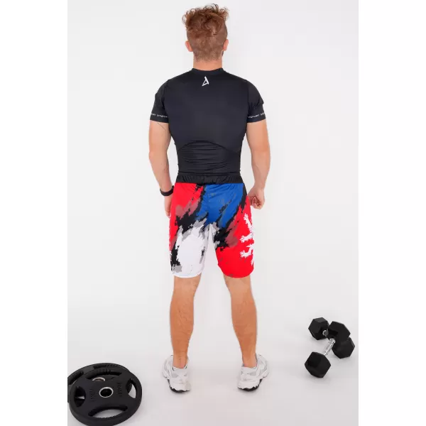  Pánske funkčné kraťasy bez vreciek premium ALTISPORT VOJ/ALM036KRA02 ŠMÚHY 