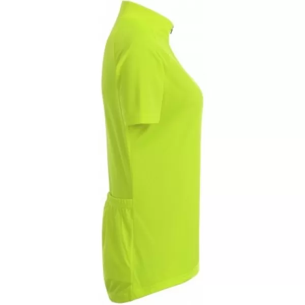  Dámsky cyklo dres ALTISPORT NoPrint NP/ALW115NJ BRIGHT YELLOW 